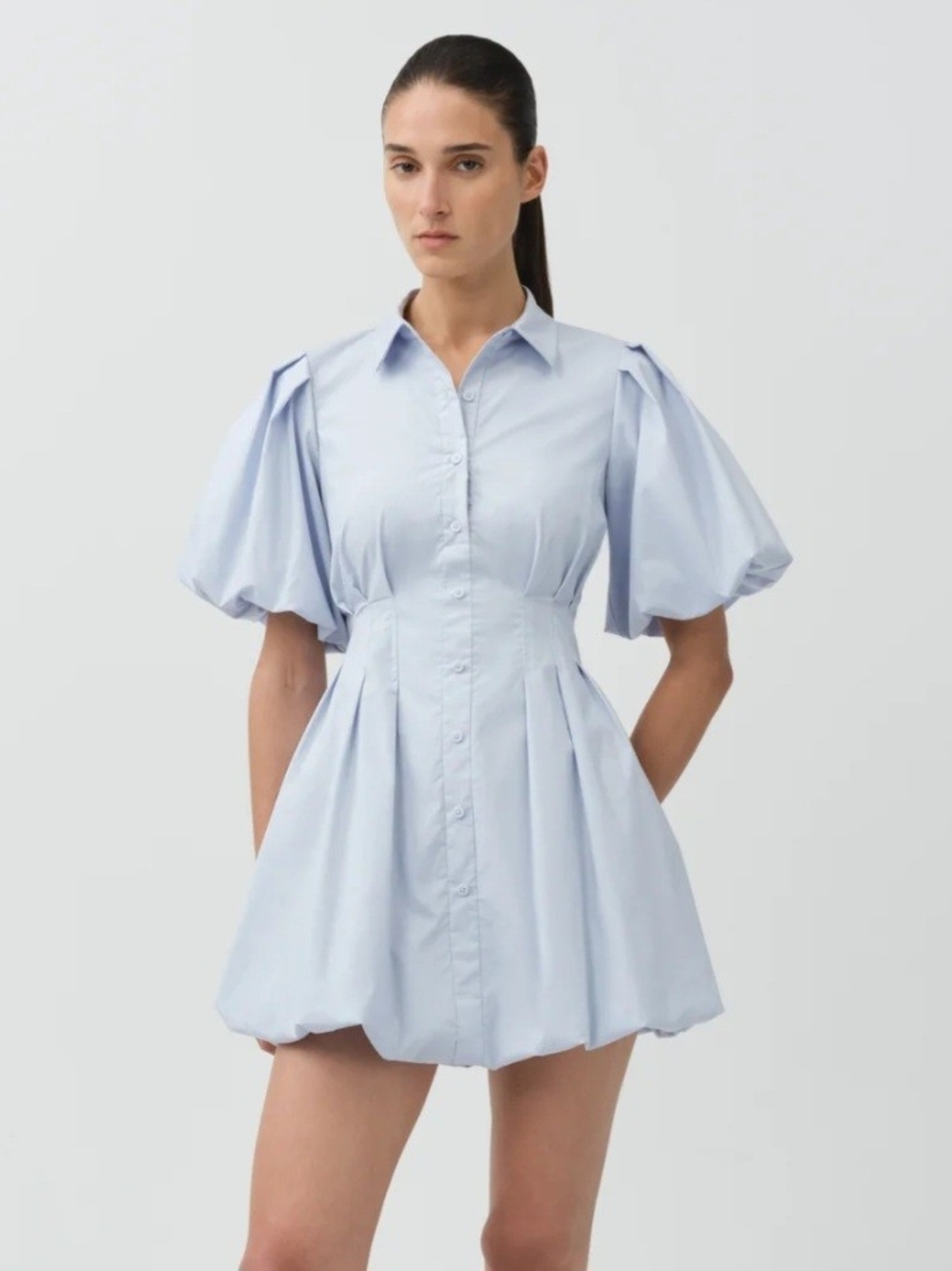 SIMKHAI Cleo Cotton Mini Dress